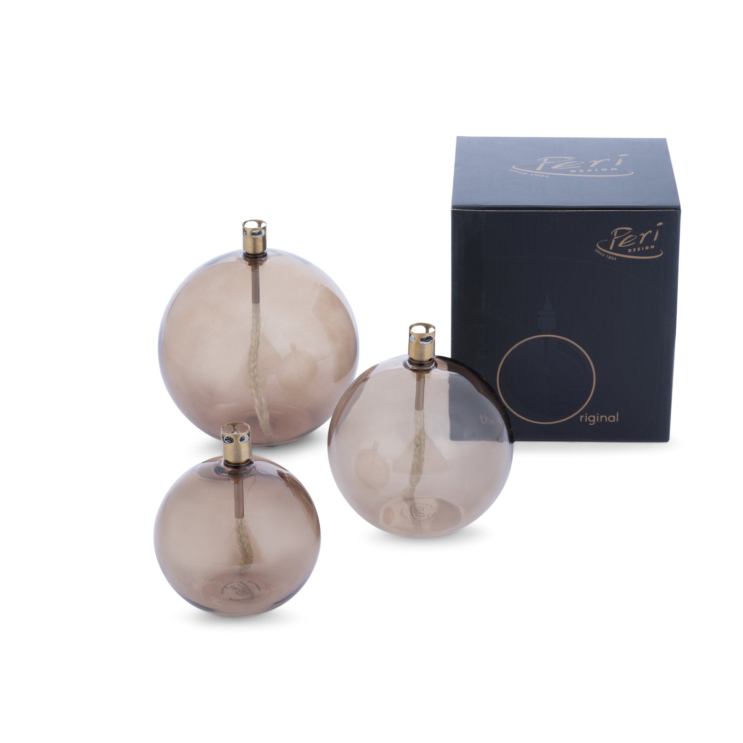 Round Champagne Brass