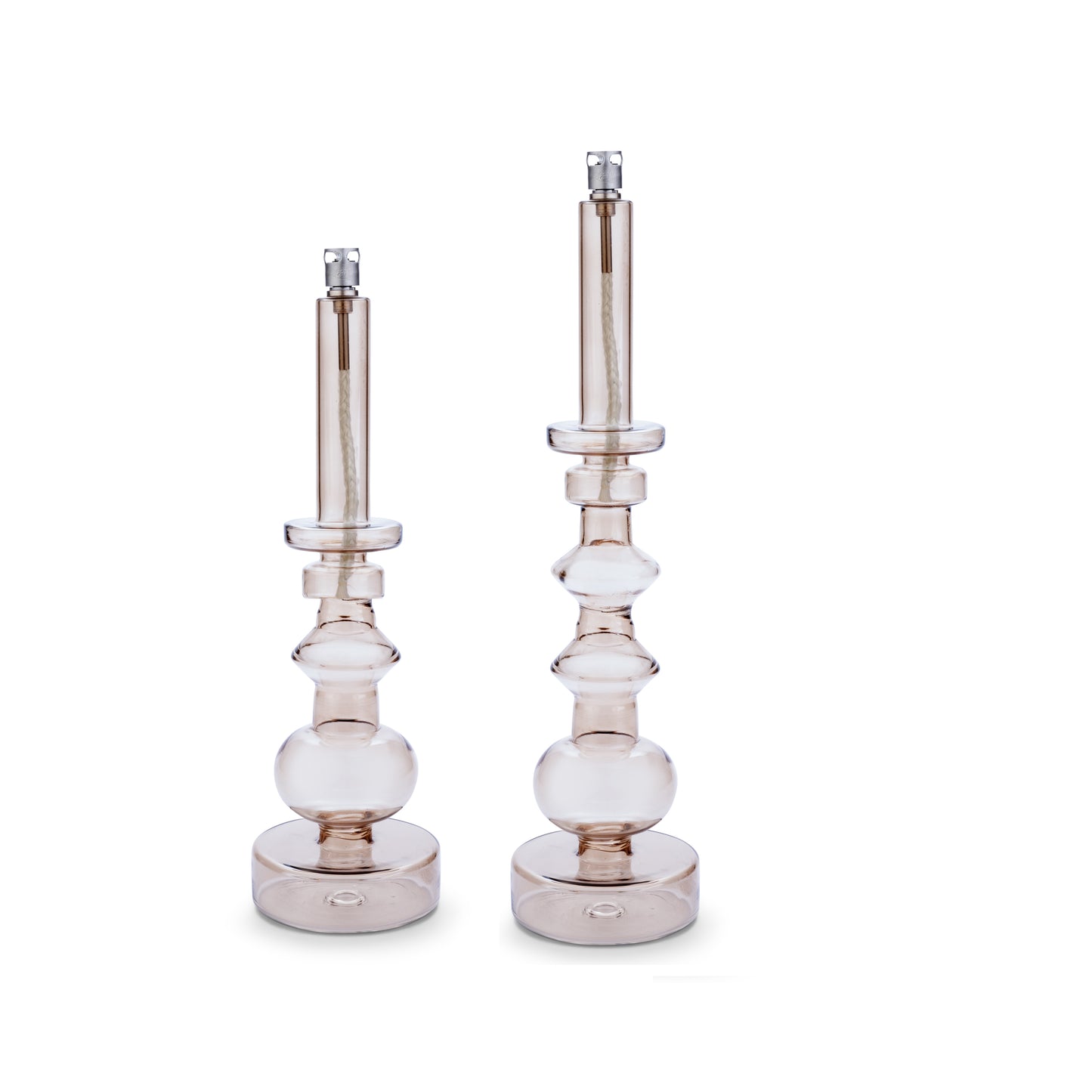 Candleholder champagne chrome