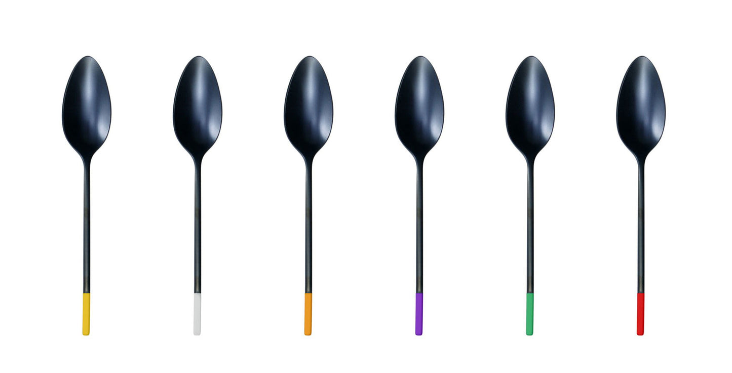 Allegro 6 Pcs Cake Spoons with Geltex Box