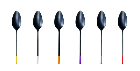 Allegro 6 Pcs Cake Spoons with Geltex Box