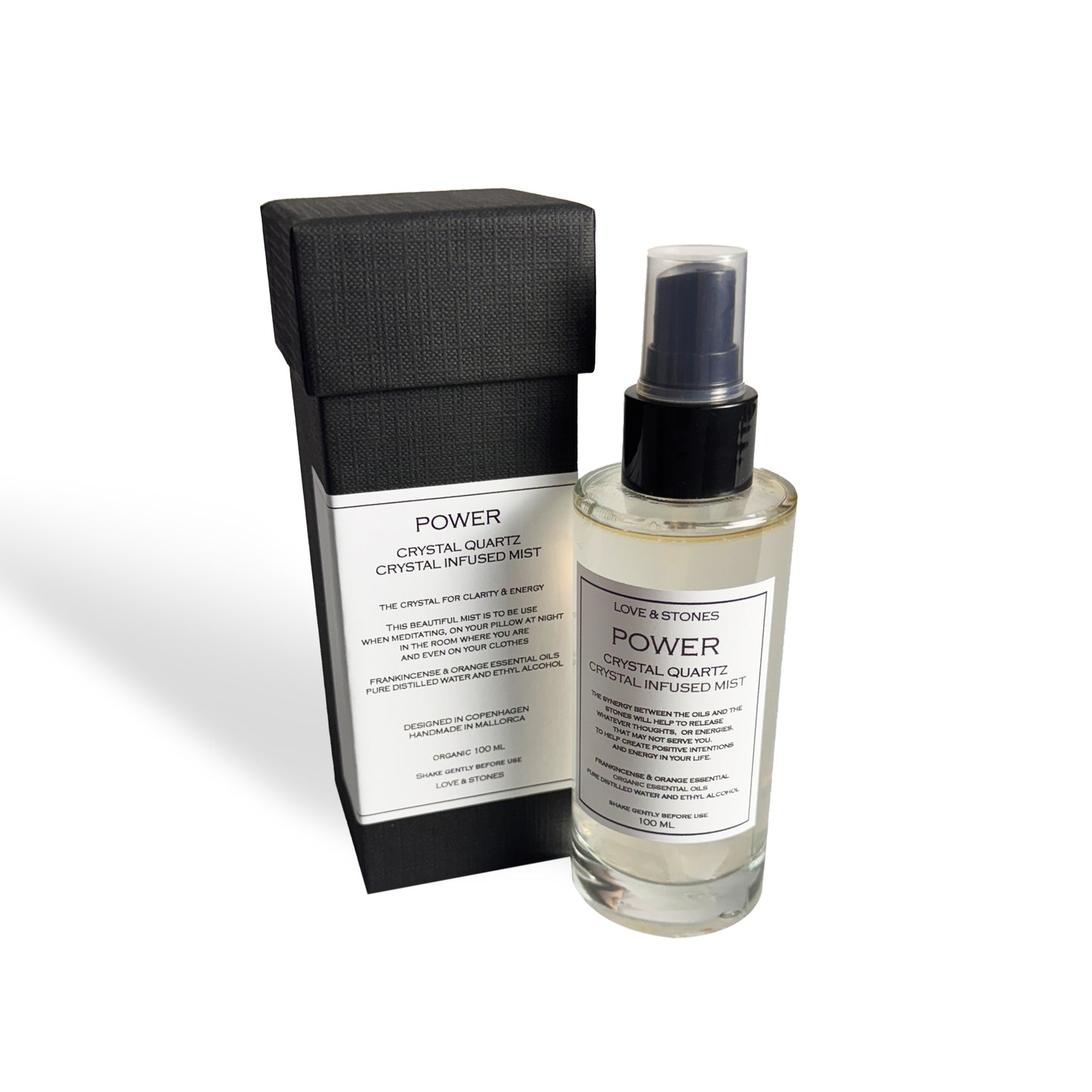 Power - Crystal Quartz Crystal Infused Mist