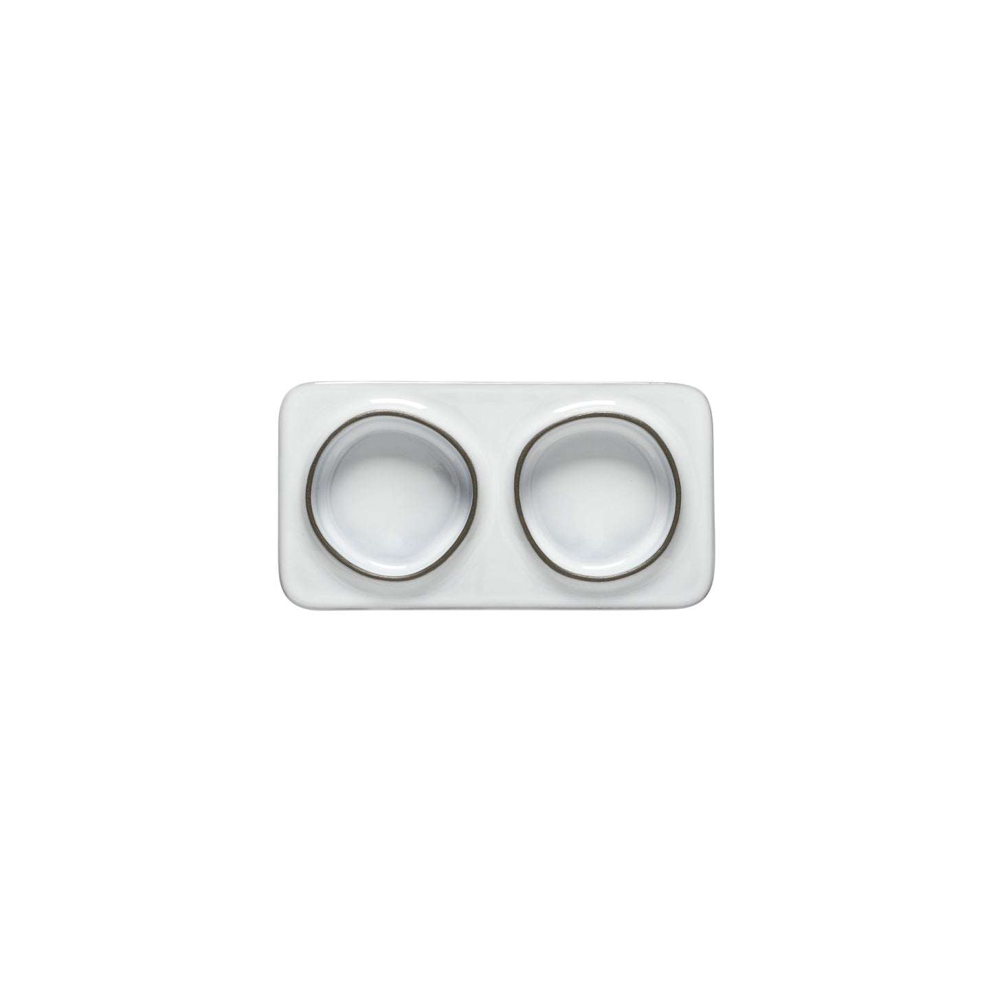 Ambar 2-Section rectangle platter