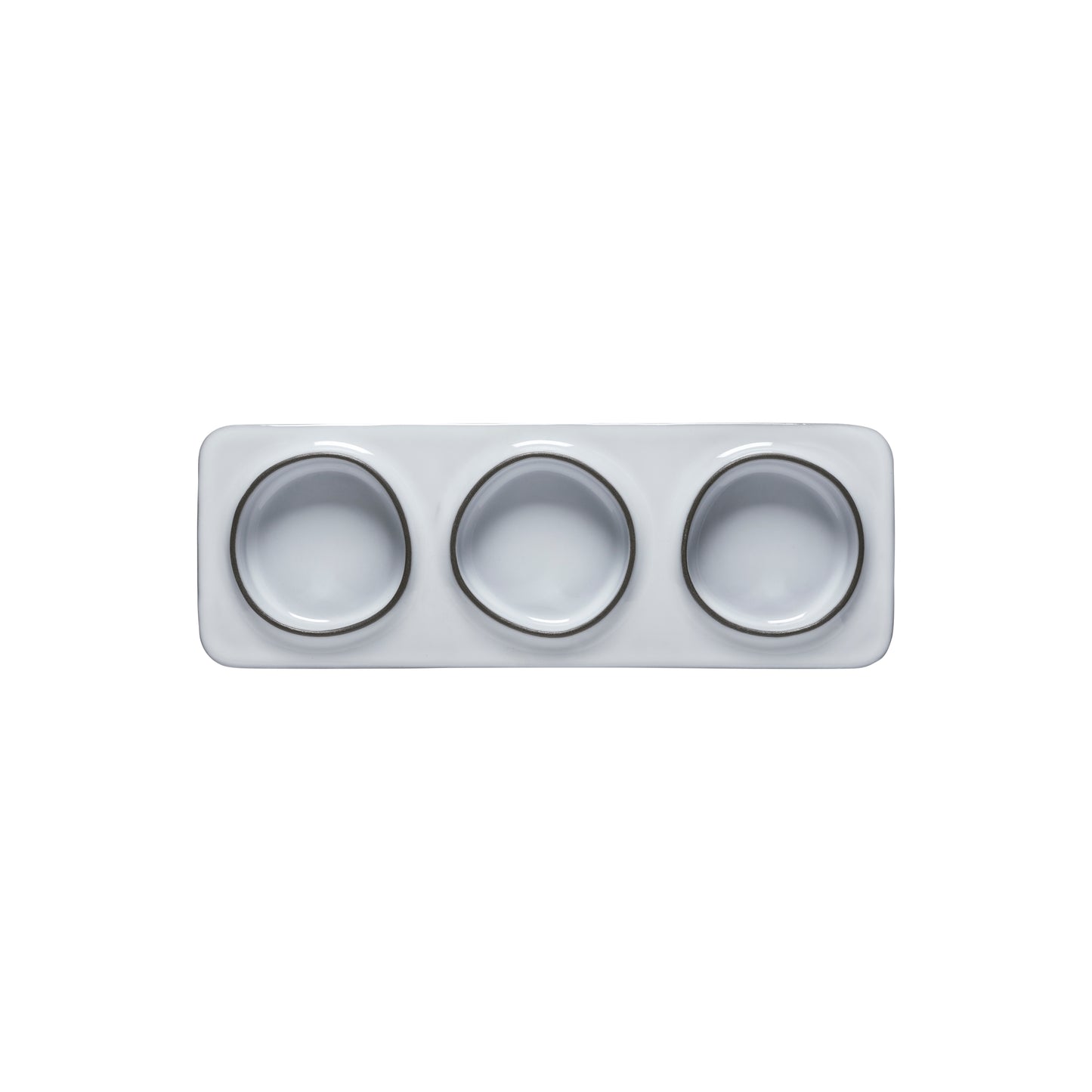 Ambar 3-Section rectangle platter