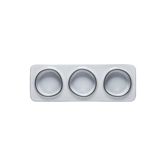 Ambar 3-Section rectangle platter