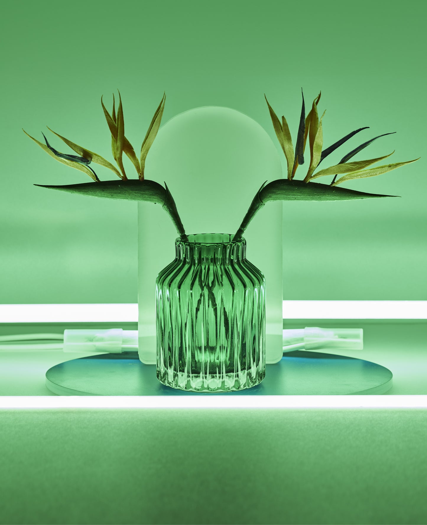 Celia Vase Dark Green
