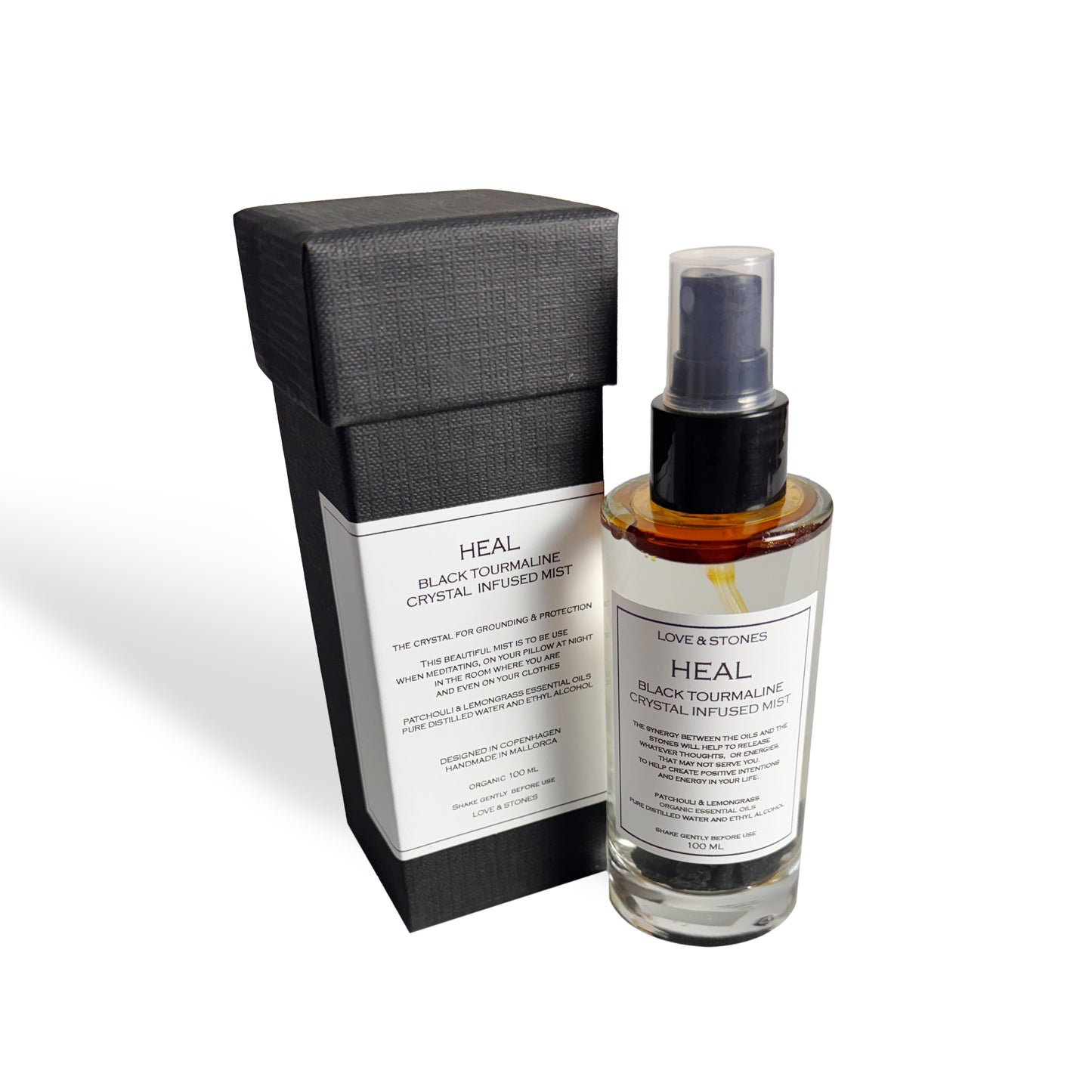 Heal - Black Tourmaline Crystal Infused Mist