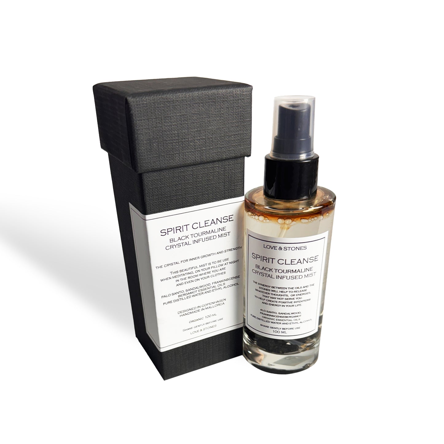 Spirit Cleanse - Black Tourmaline & Palo Santo Infused Infused Mist