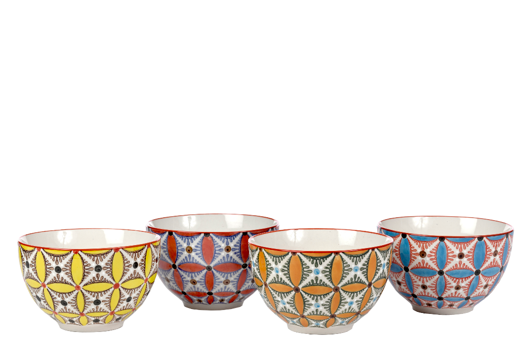 Hippy Snack Bowls Set of 4