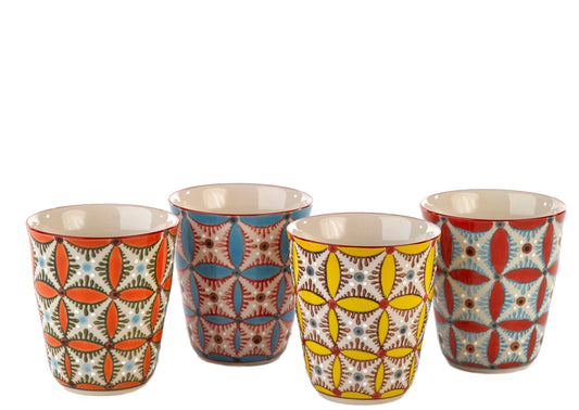 Hippy Cups  Set of 4