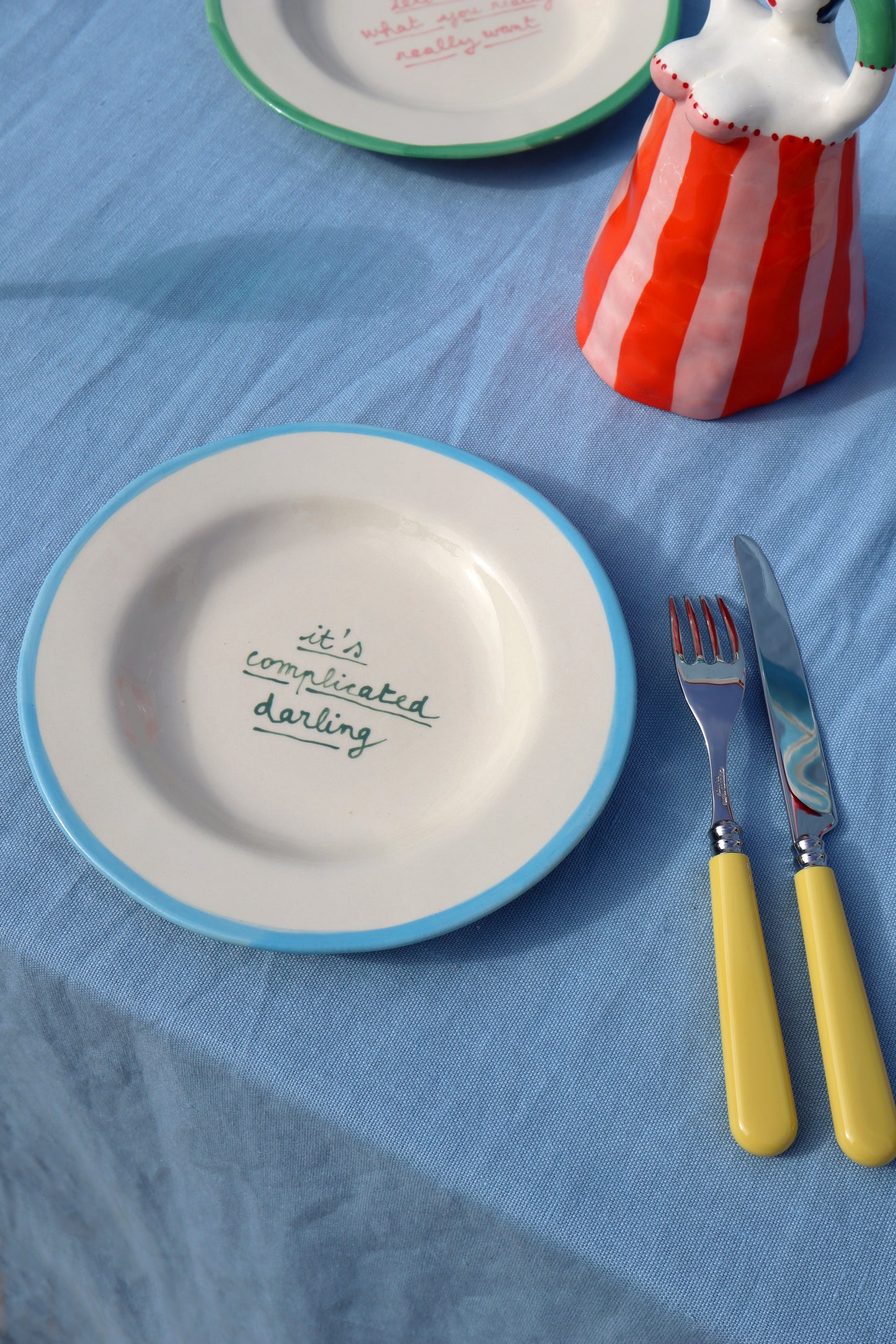 It's complicated darling - Dessert Plate
