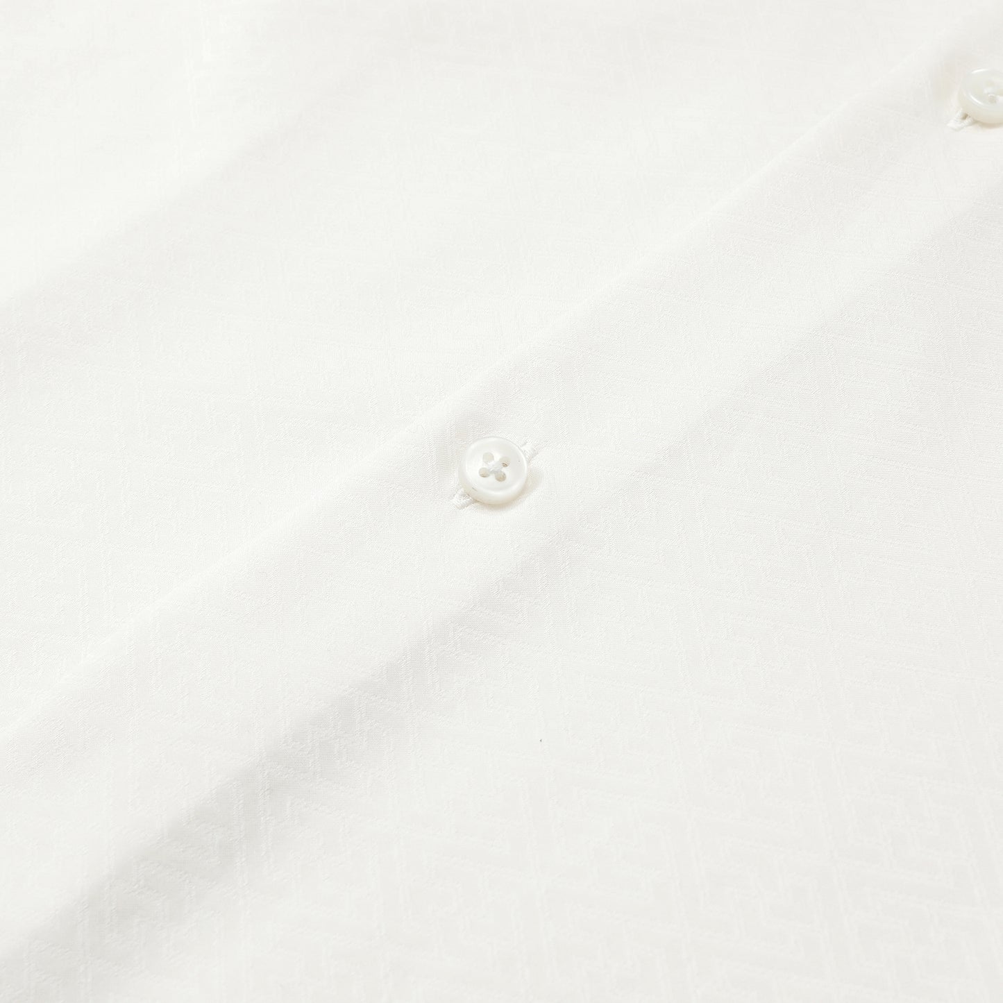 Tang Jacquard Cotton Shirt White