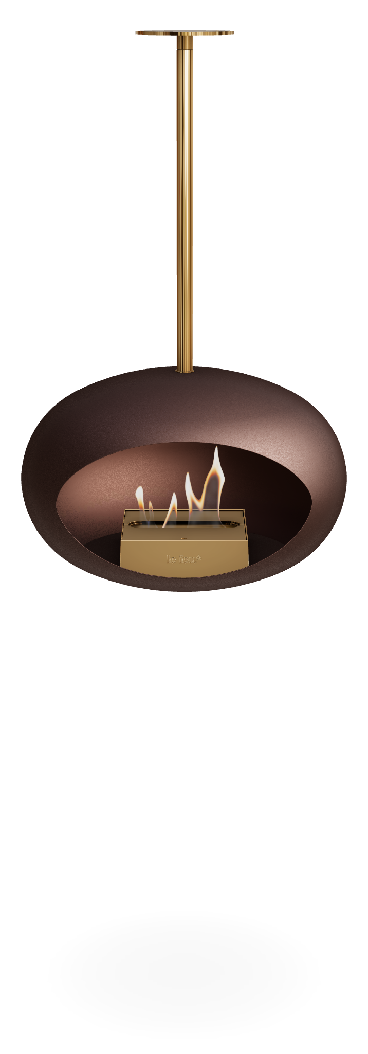 Le Feu Dome - Sky: Mocca & Rose Gold Edition 120cm