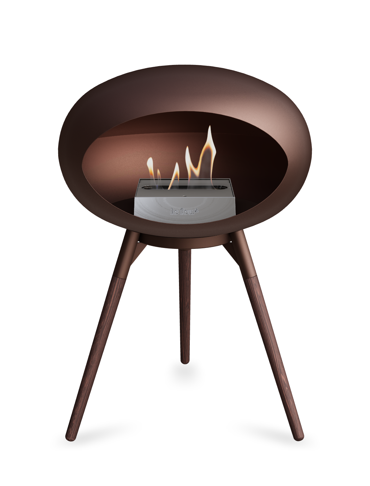 Le Feu Dome - Ground Low- Mocca- Mocca bowl- Oak Smoked Legs 45cm