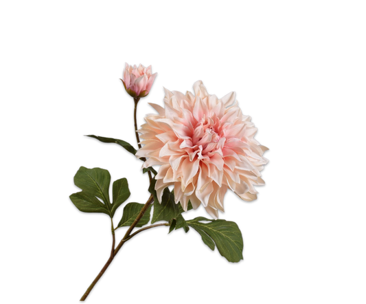 Dahlia Spray Peach 78 cm