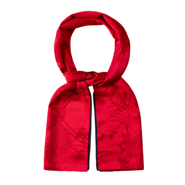 Jacquard Silk Scarf