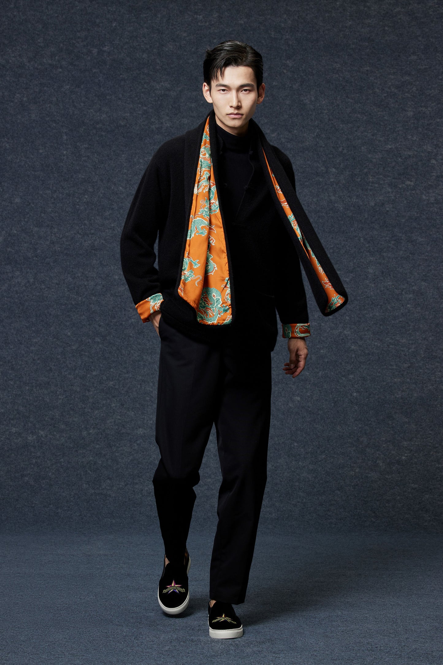 Cashmere Dragon Lining Scarf