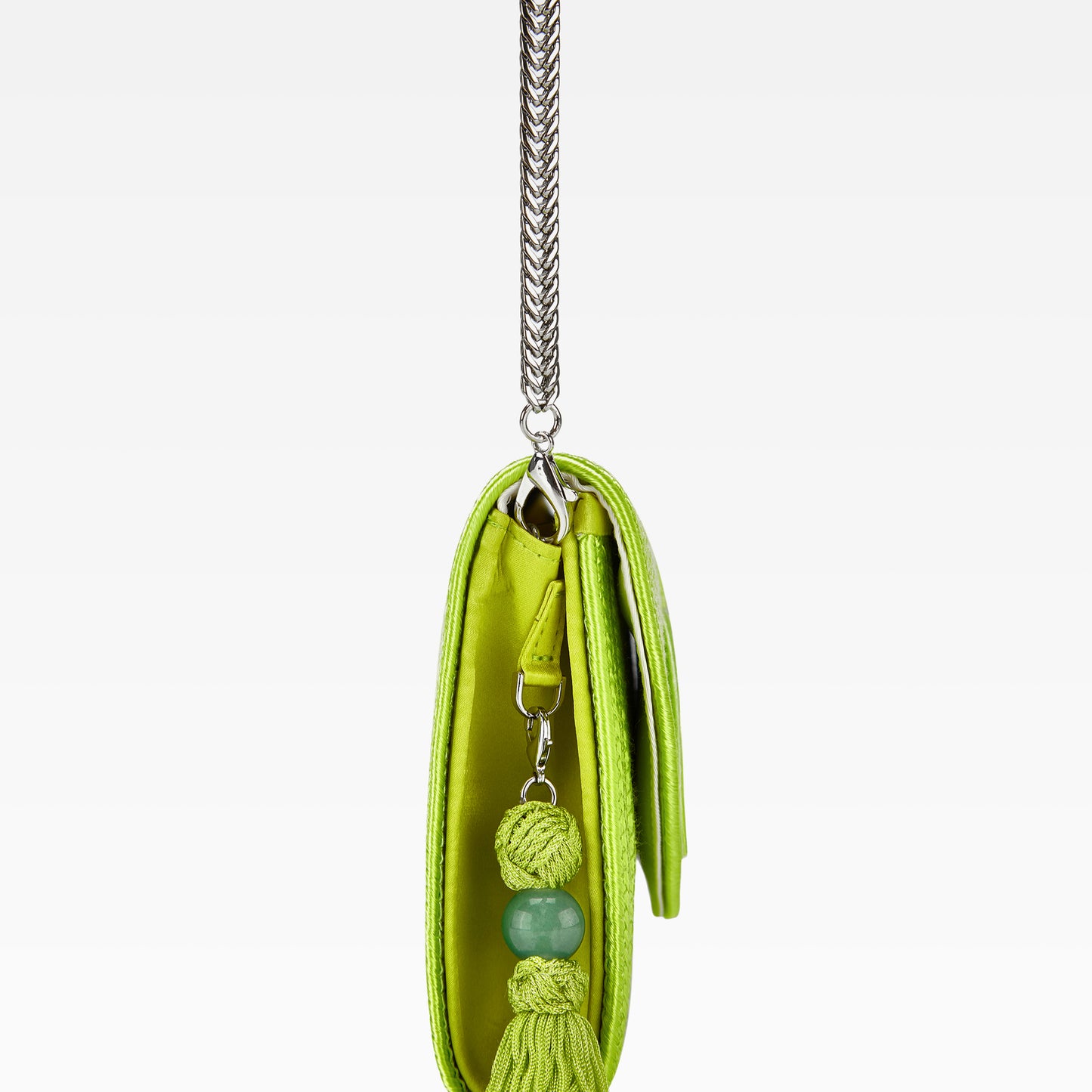Rayon Braided Knot Clutch