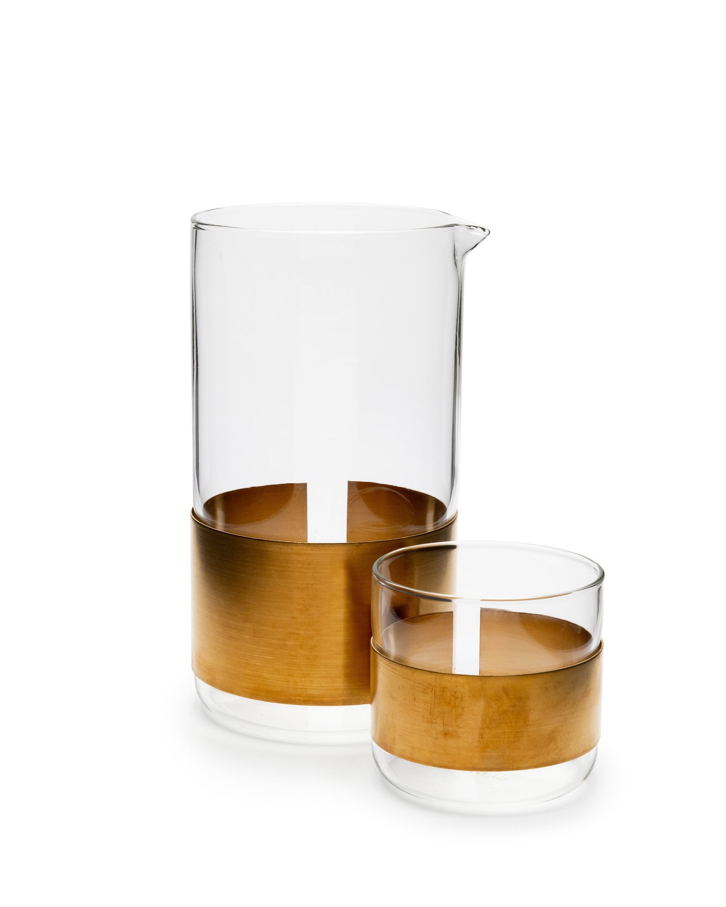 Copper Chemistry Glasses Set of 4