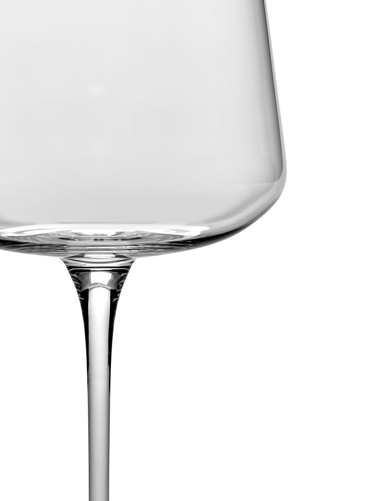 Nido Red Wine Glasses Transparent Set of 4