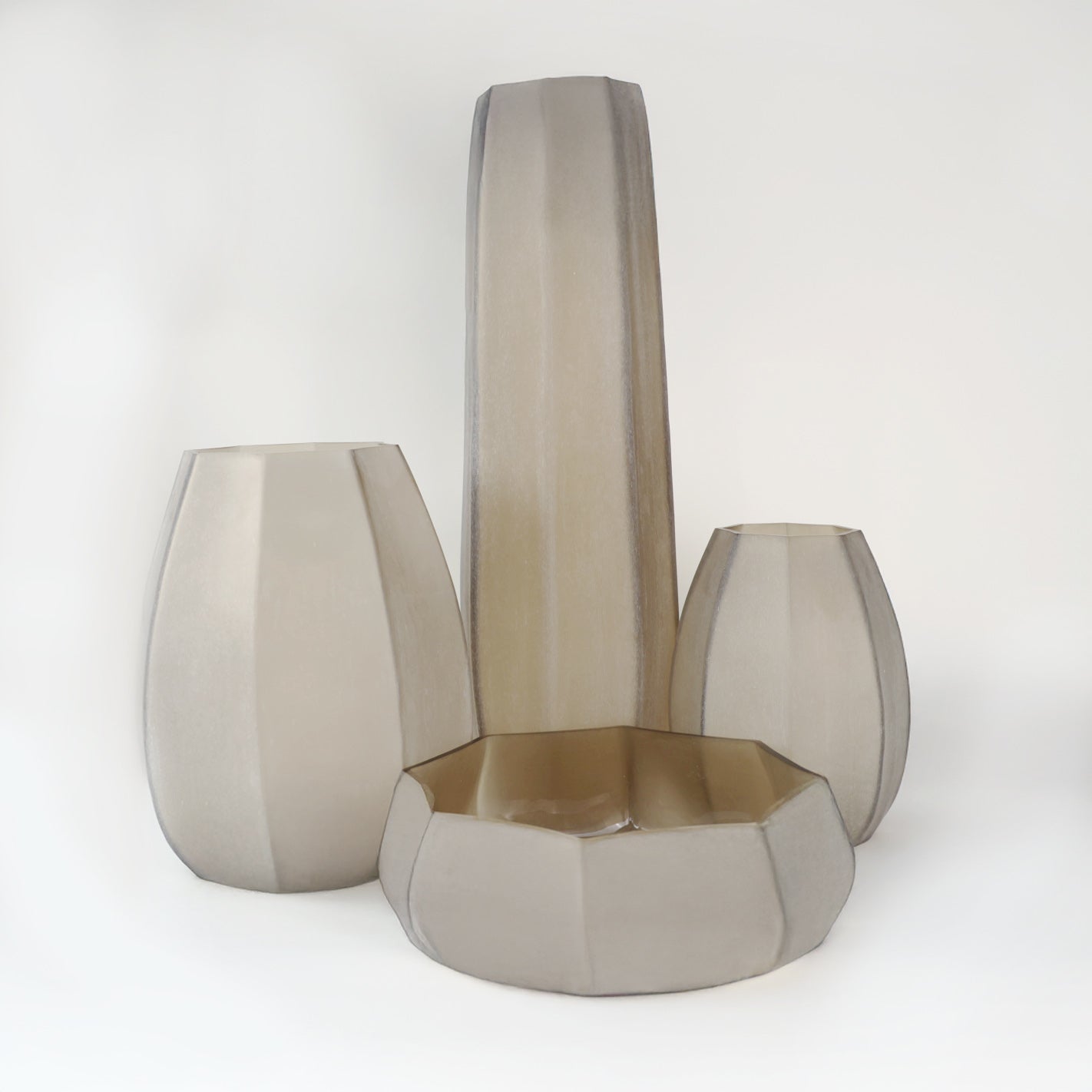 Smoke Glass Vase