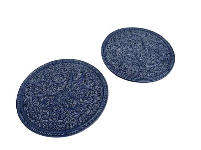 Blue Bird Motif Trivet
