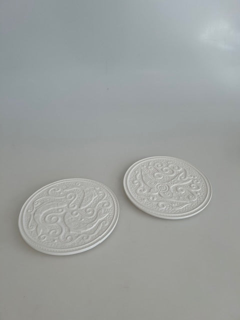 White Fish Motif Trivet