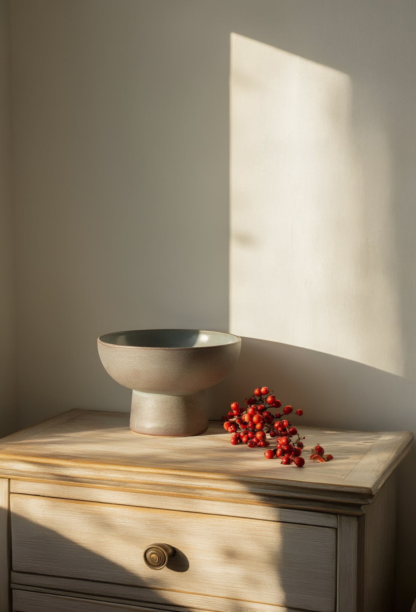 Short Glazed Vase