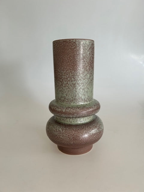 Ringed Glaze Vase – Double Loop