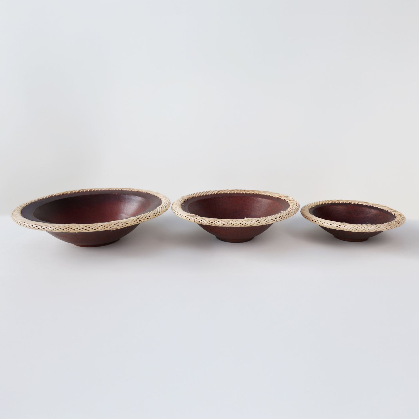 Terracotta Rattan Rim Bowl