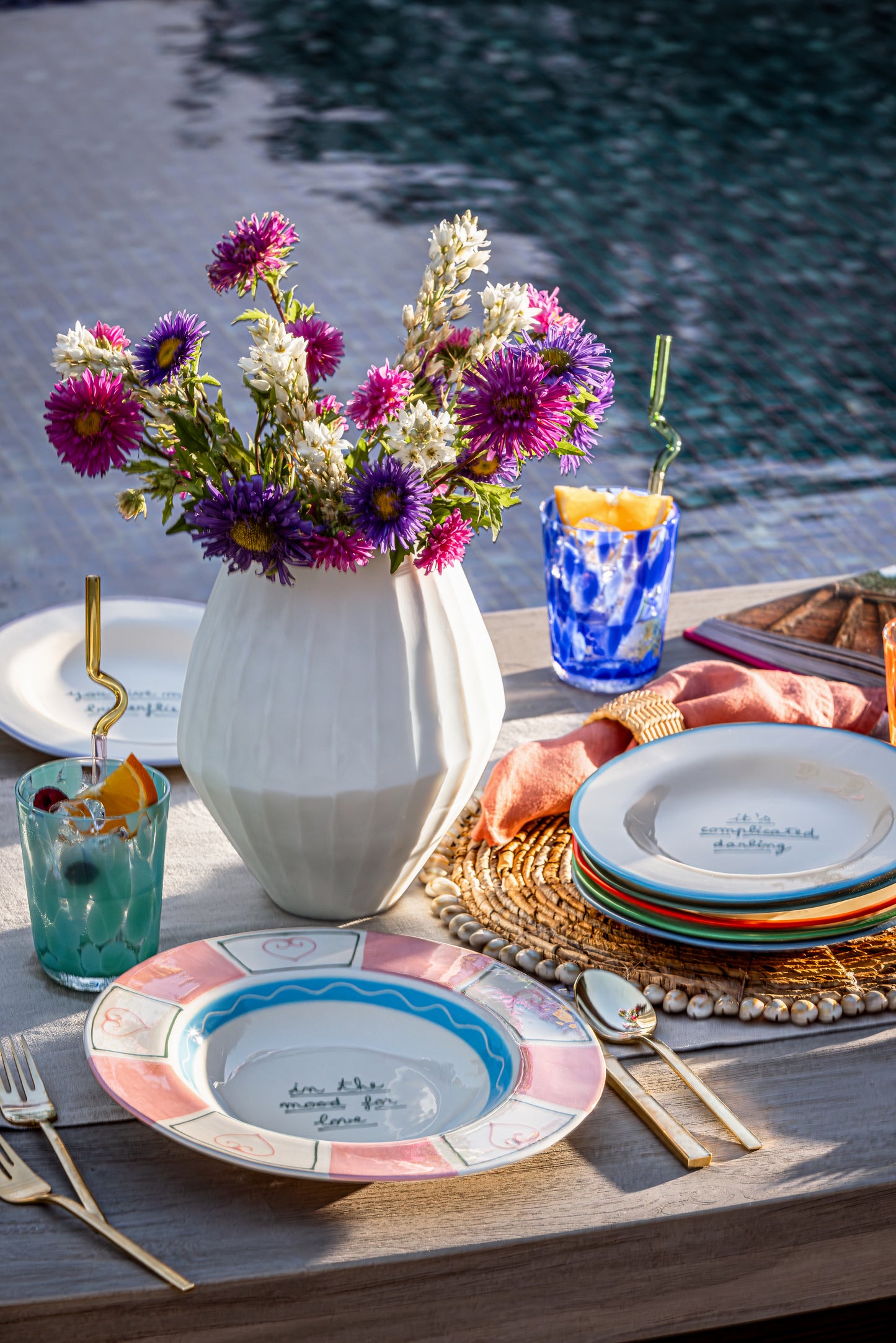 White Shell Hyacinth Placemat