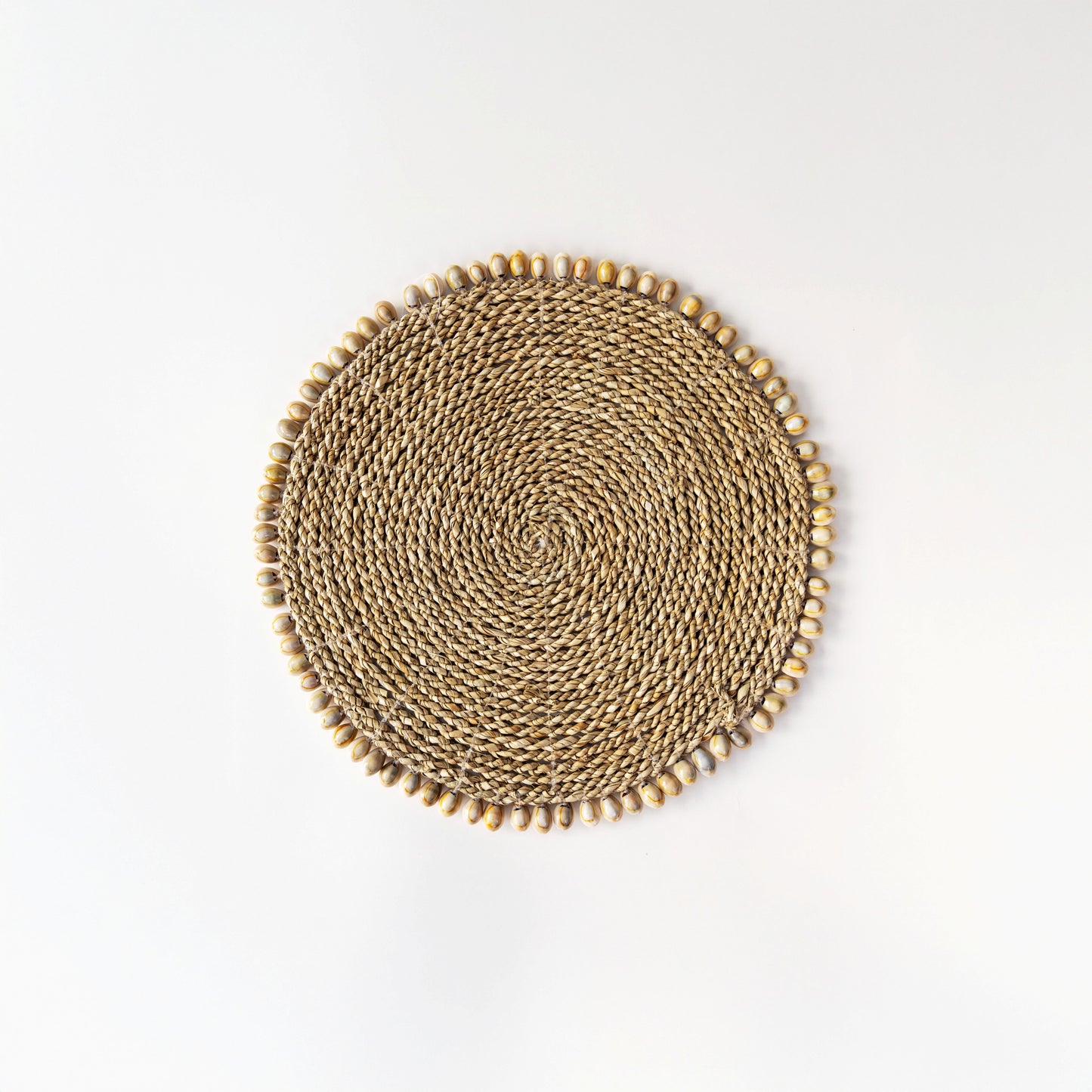 Ivory Woven Rattan Placemat