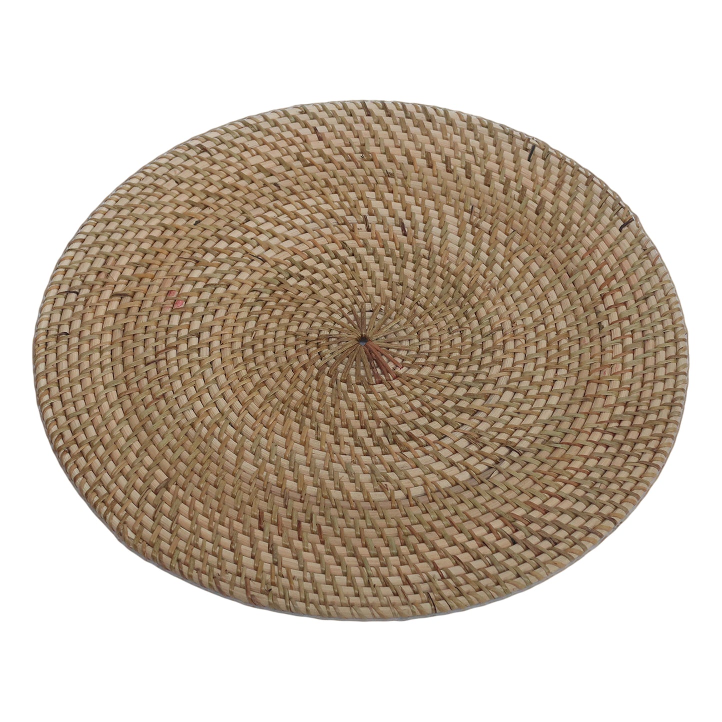 Ivory Woven Rattan Placemat
