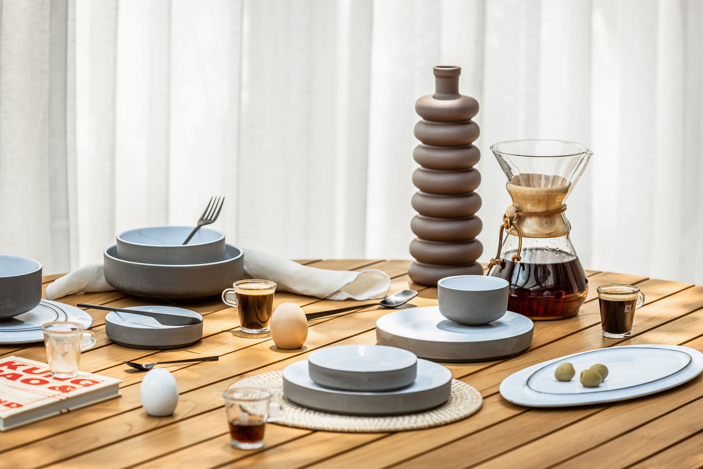 Ivory Woven Rattan Placemat