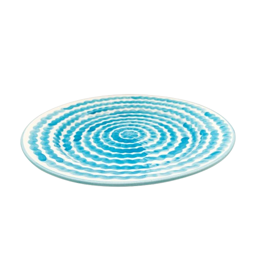 Side Plate, Set of 4 Ondas, Ocean Blue