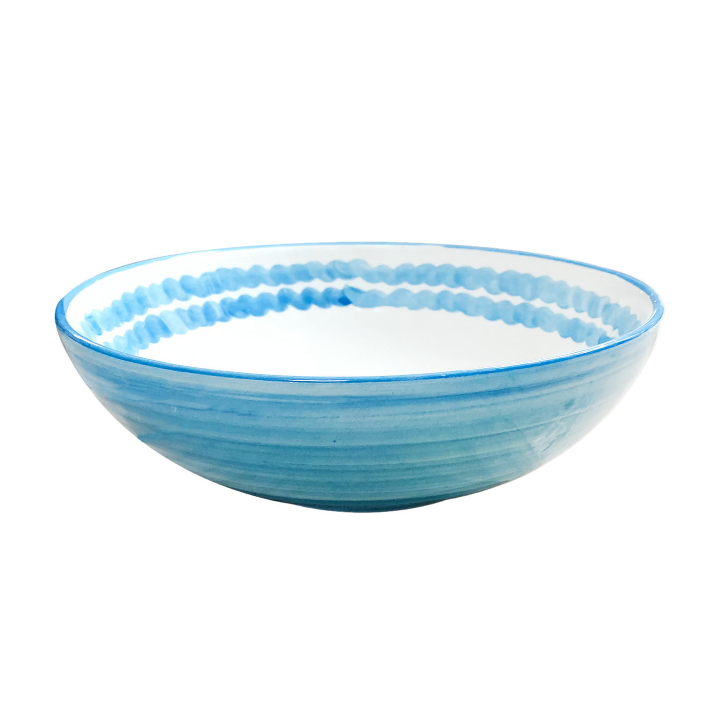 Salad Bowl -Ondas - Ocean Blue