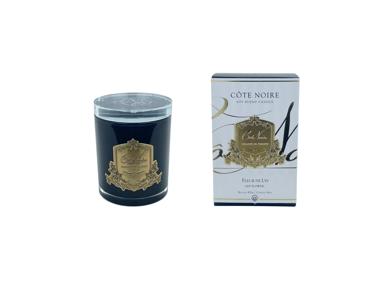 Cote Noire Candle - Gold badging
