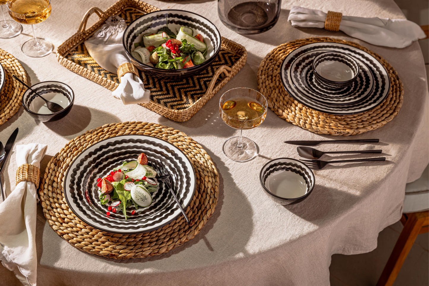 Side Plate - Ondas - Jet Black S/4