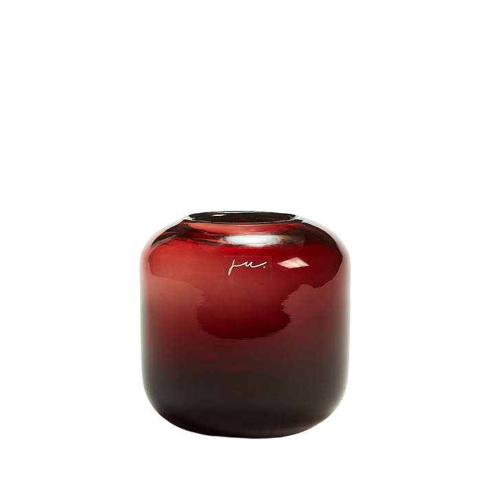 Corina Vase Hurricane Extra Small Red