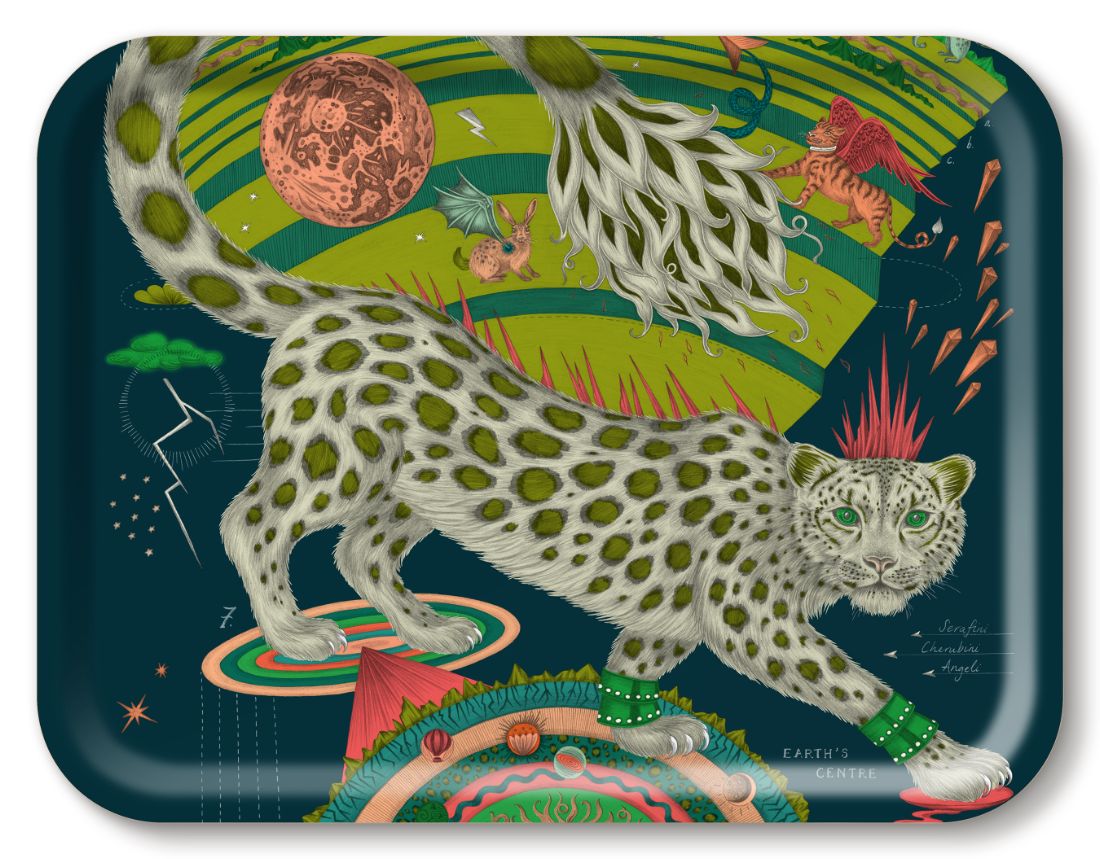 Emma J Shipley Snow Leopard- Tray