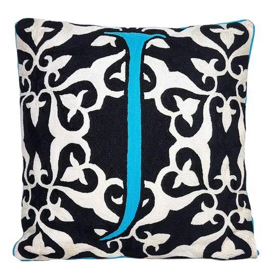 J Alphabet Cushion