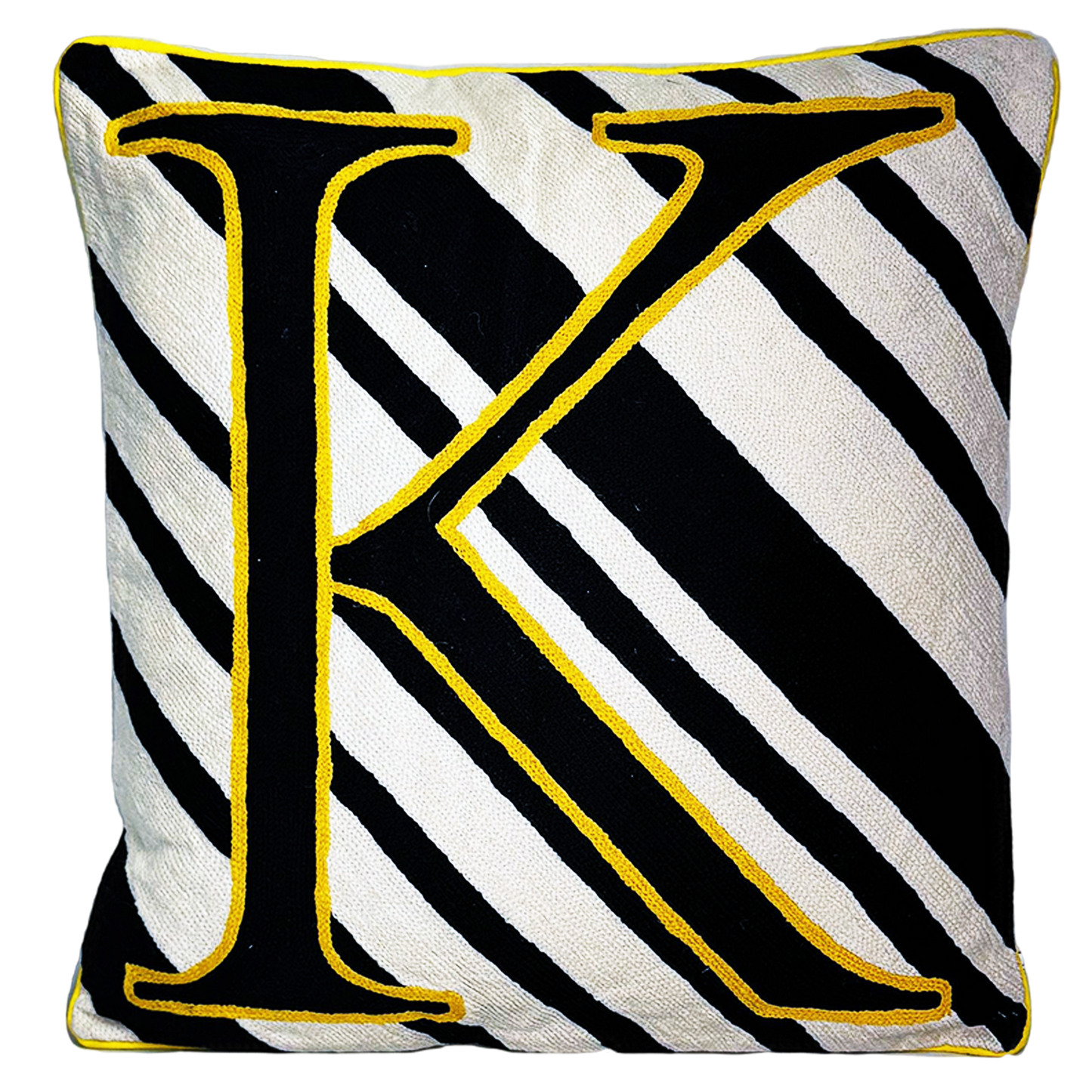 K Alphabet Cushion
