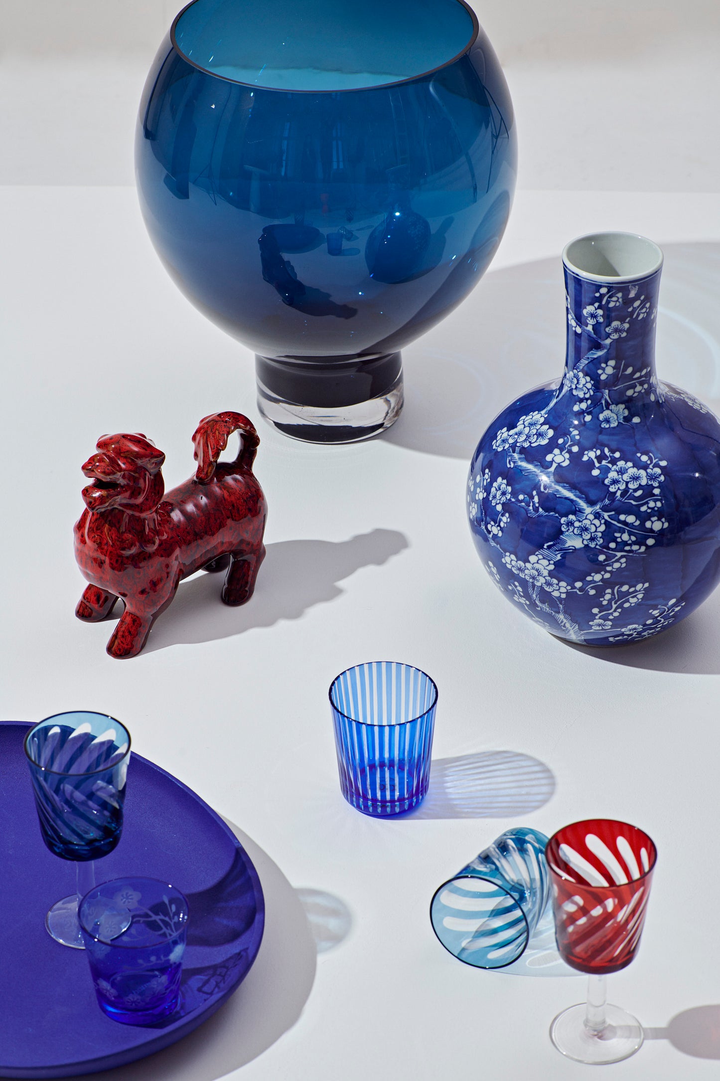 Cobalt Mix Tumblers Set of 6