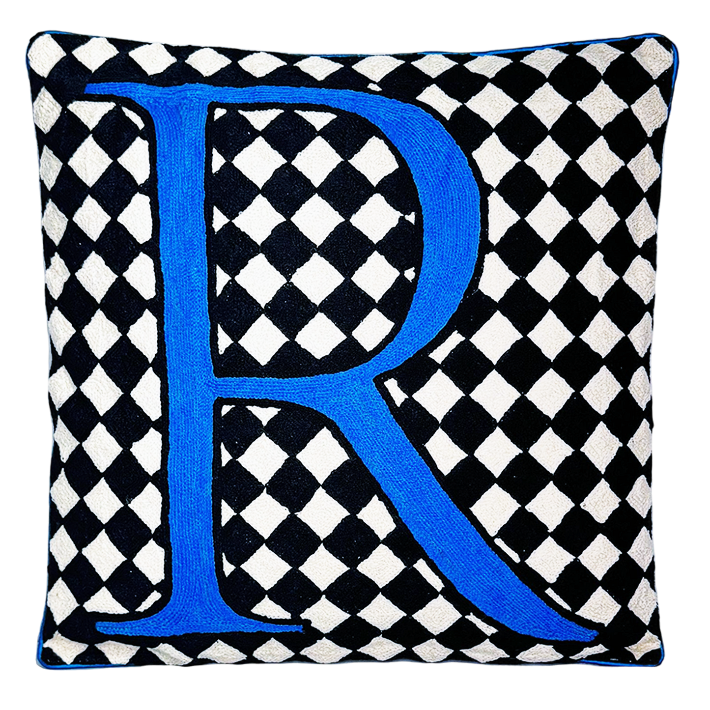 R Alphabet Cushion