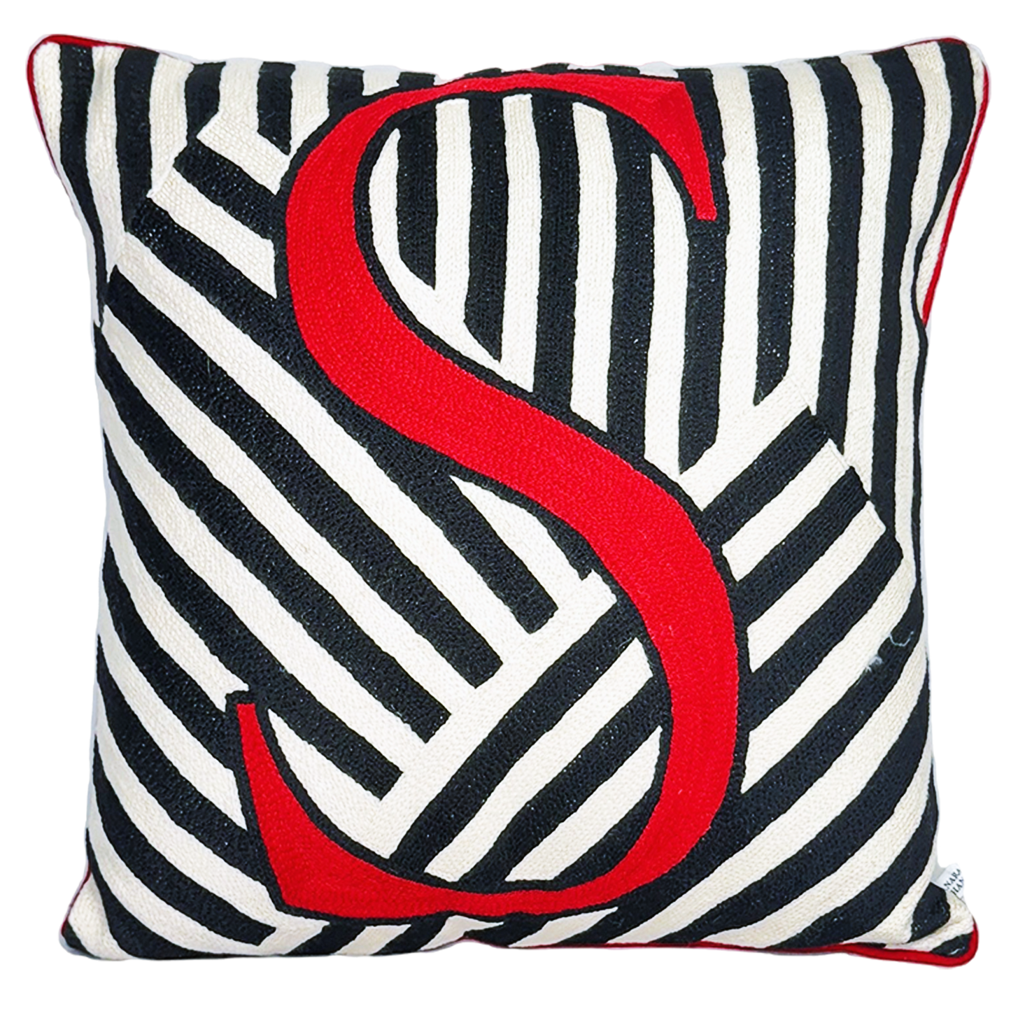 S Alphabet Cushion