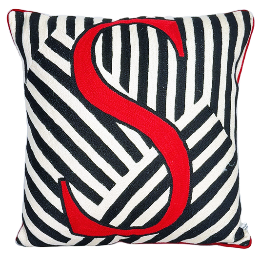 S Alphabet Cushion