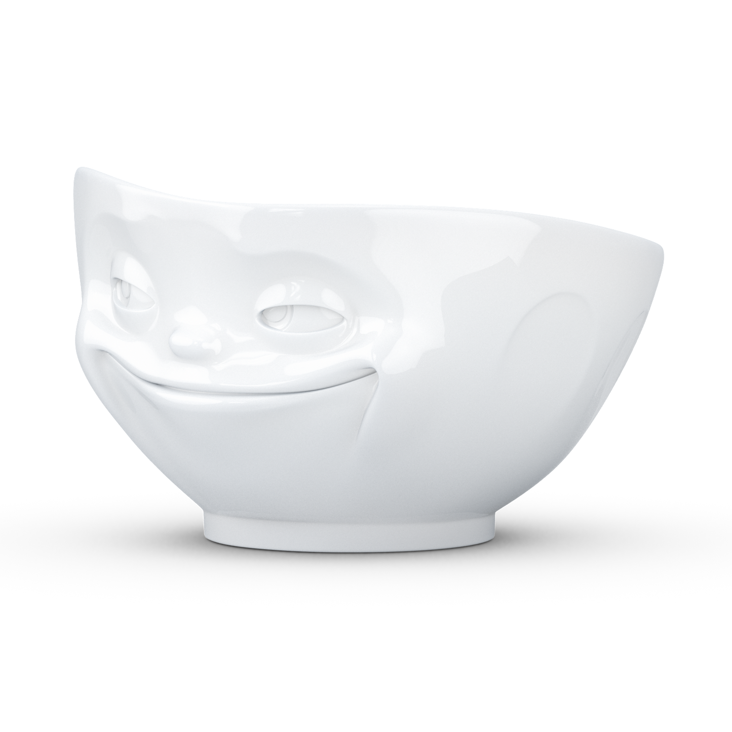 Grinning White Bowl