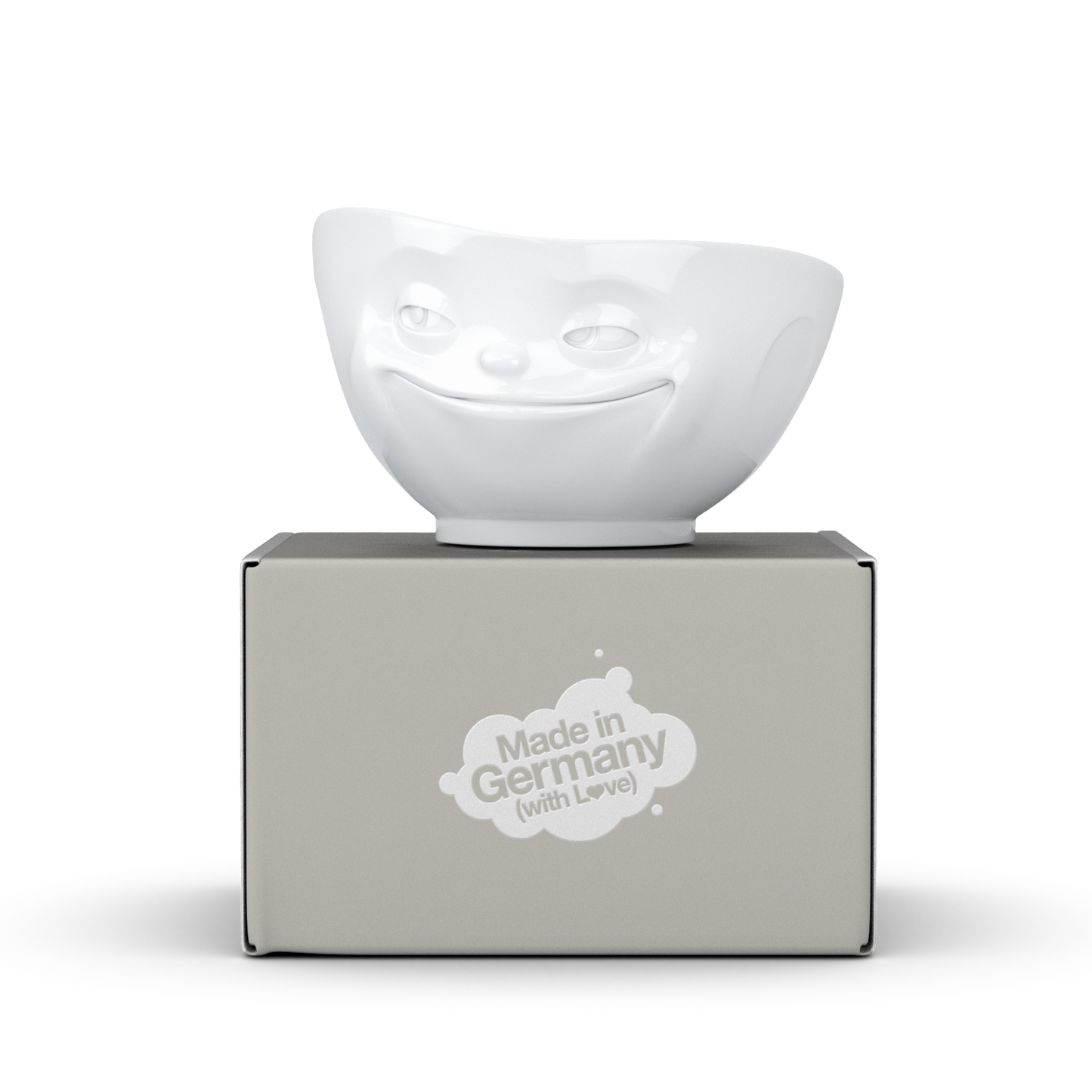 Grinning White Bowl