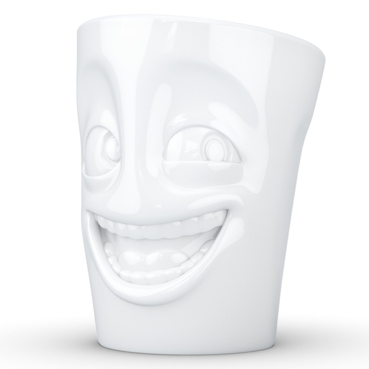 Mug with Handle "Joking" White