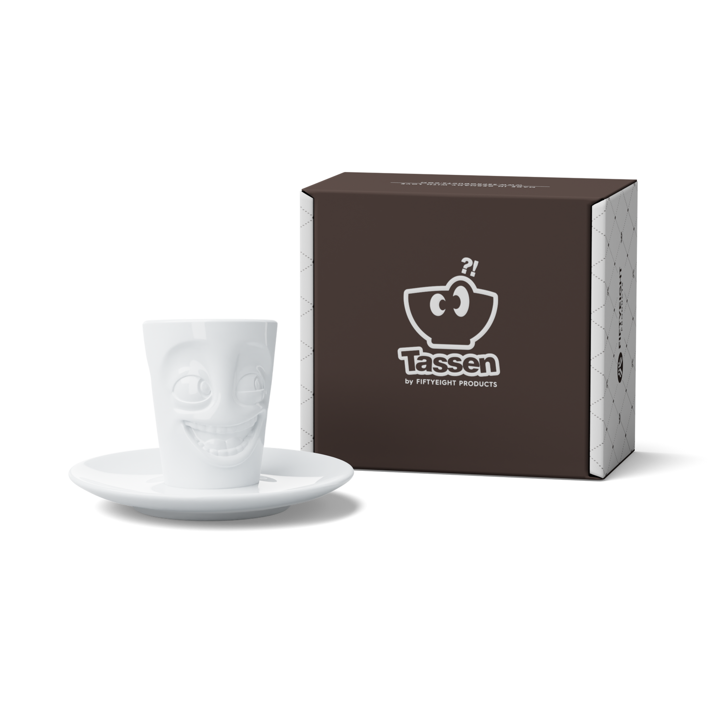 Espresso-Mug with Saucer "Joking"