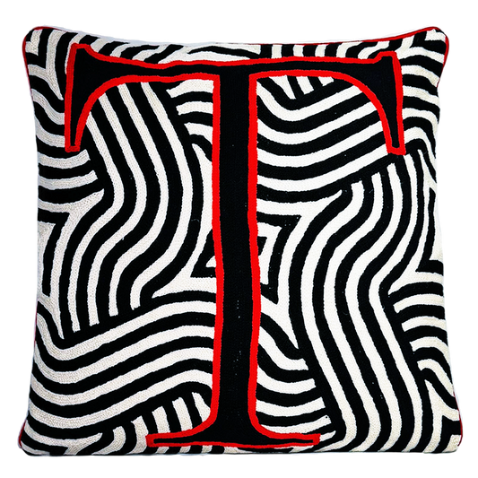 T Alphabet Cushion